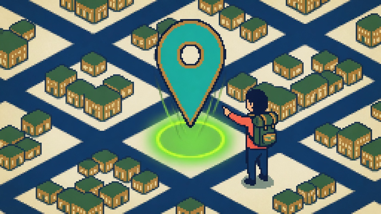 Your first pin is a GPS pin: you were there.